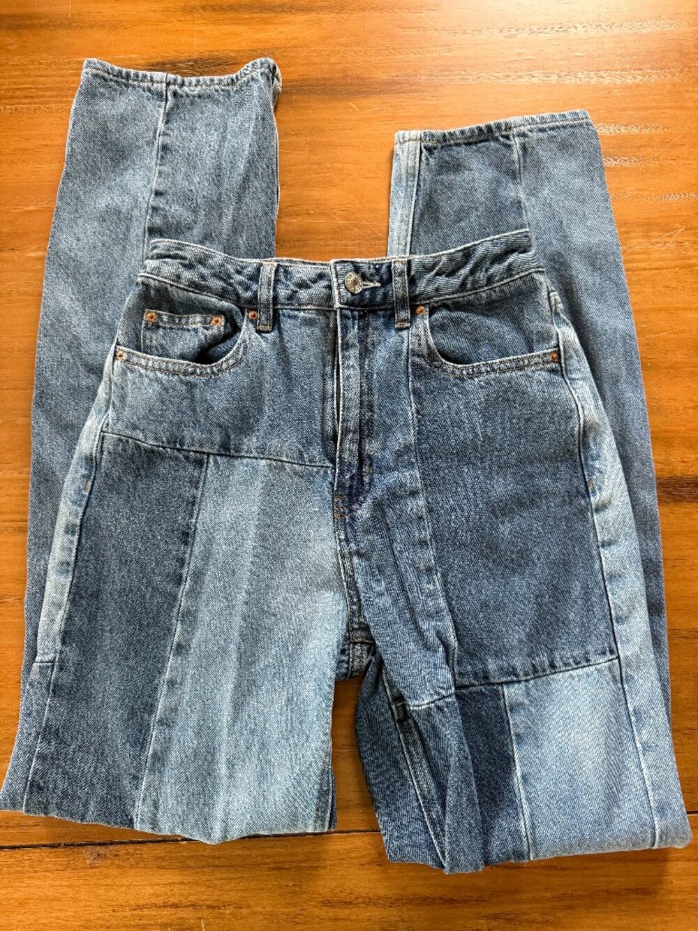 PacSun Eco Patchwork Boyfriend Jeans Size 26